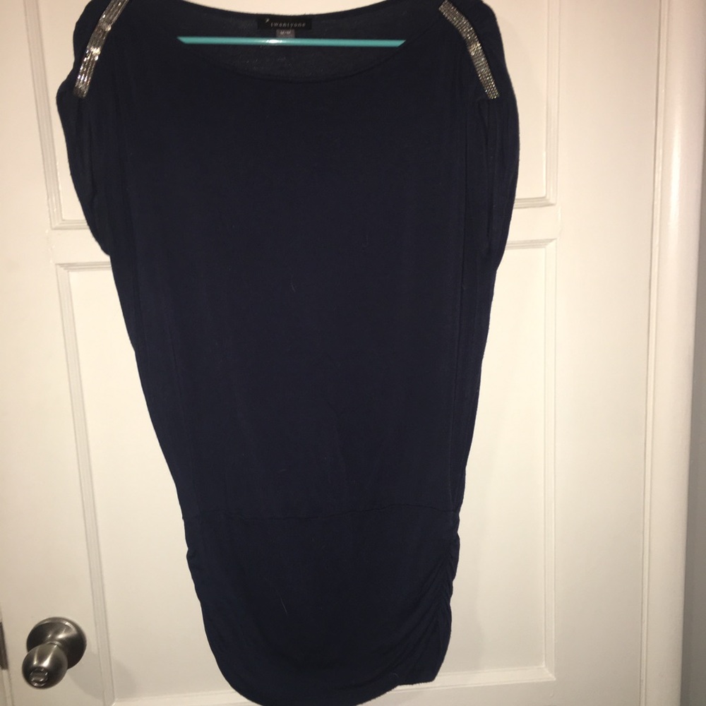 Sleeveless top with embellishments